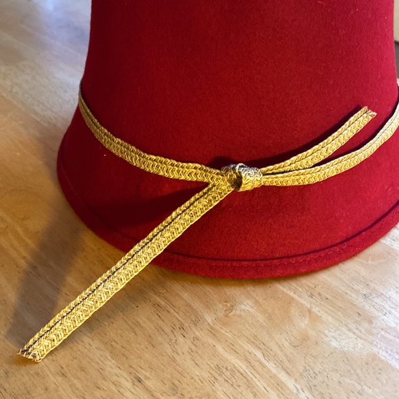 Scala bucket style hat red wool made in USA - Picture 11 of 11